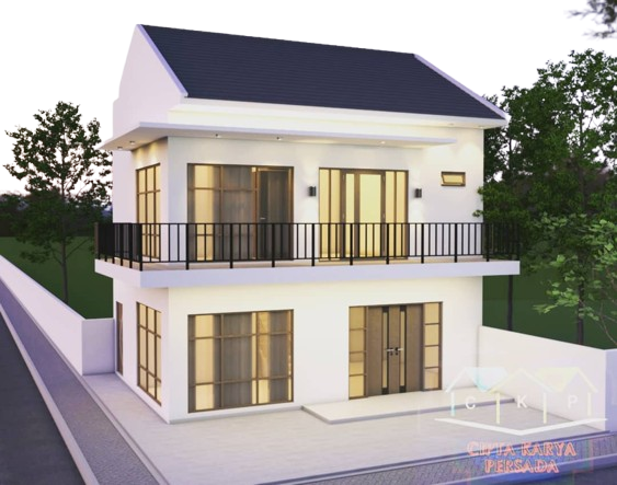 Hunian Modern Tropis 2 Lantai